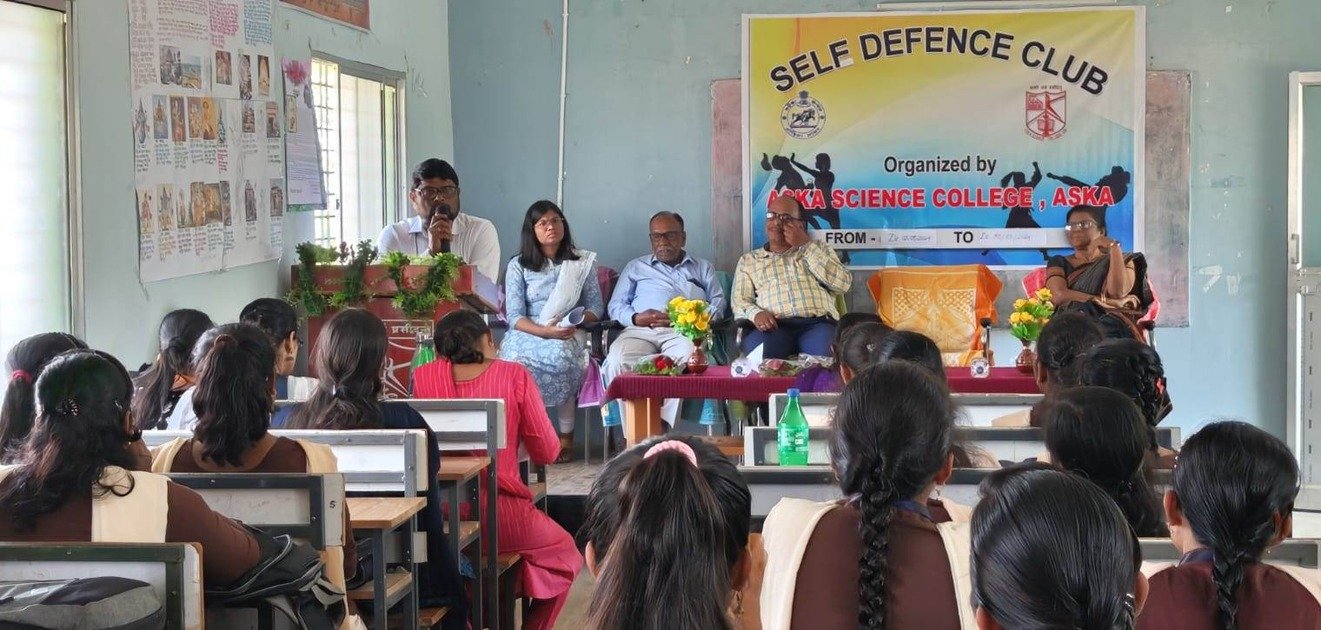 Girls Self Defense Training Camp at Aska Science College