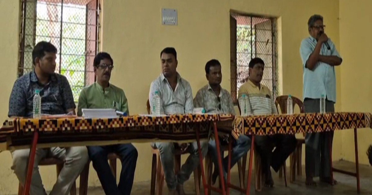 General meeting of Ganjam Document Writers Association in Ma Karanjei Temple courtyard