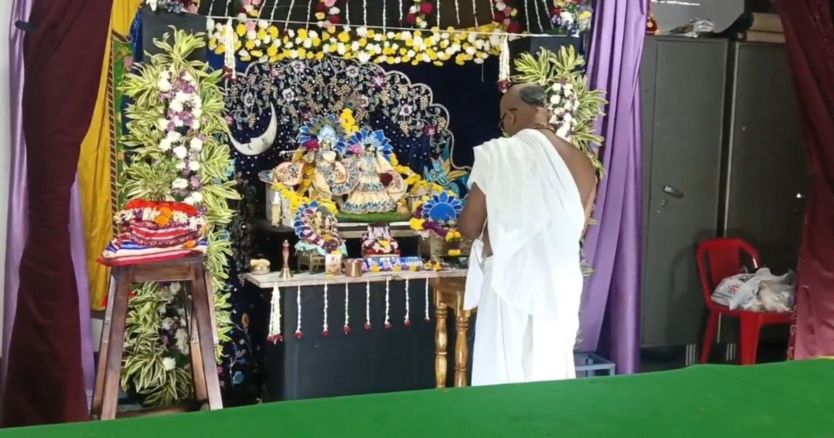 Janmashtami and Nandoutsav celebrated at ISKCON temple, Lanjipalli, Berhampur